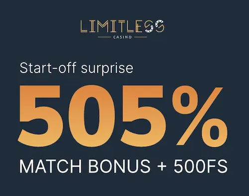 Limitless Casino bonus